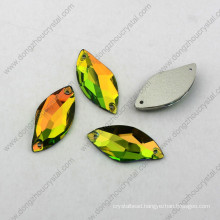 Hot Sale Decorative S Shape Vitral Medium Sew on Rhinestone for Clothes